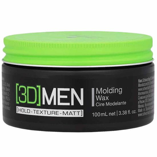 Schwarzkopf 3D Men Molding Wax - vosk pro styling pánských vlasů 100 ml