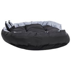 Vidaxl Oboustranný omyvatelný pelíšek pro psy šedo-černý 150x120x25 cm