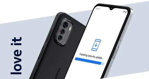  moderní mobilní dotykový telefon smartphone Nokia g60 5g Bluetooth nfc wifi odolnost ip52 dlouhá výdrž skvělý fotoaparát ips lcd displej 