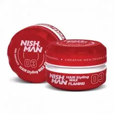 NISHMAN Wax vosk na vlasy FLAMING 03 150ml