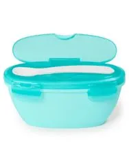 Skip hop Miska se lžičkou v ochranném pouzdře Easy Serve Teal 240 ml, 3m+