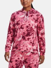 Under Armour Mikina Rival Terry Print Hoodie-PNK XS