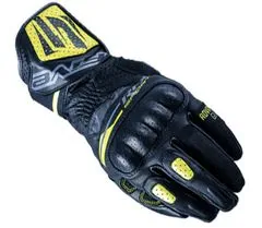 FIVE Rukavice na moto RFX Sport black/fluo yellow vel. XL