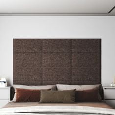 Greatstore Nástěnné panely 12 ks taupe 60 x 30 cm textil 2,16 m²