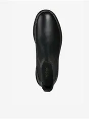 Geox Černé pánské kožené kotníkové boty Geox 40