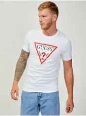 Guess Bílé pánské tričko Guess XL