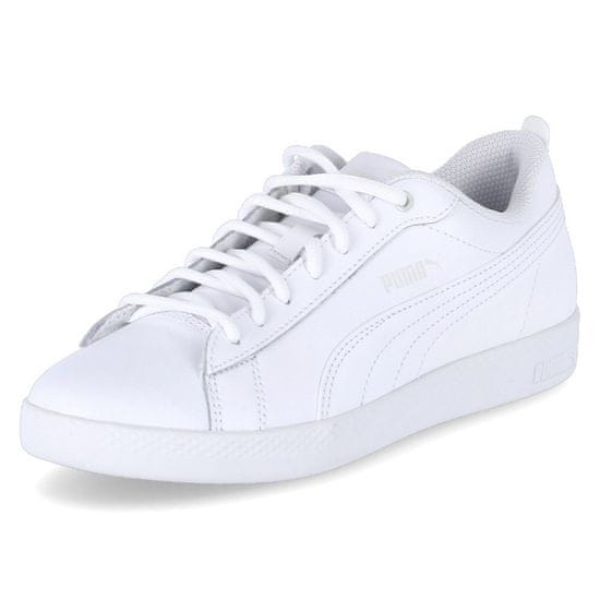 Puma Boty bílé Low Smash Wns