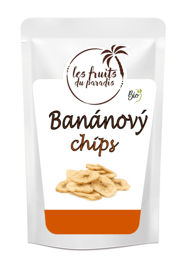 Fruits du Paradis Banánový chips neslazený BIO 150 g