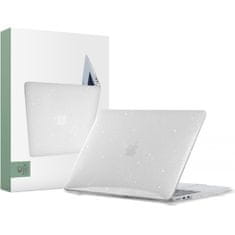 Tech-protect Smartshell kryt na Macbook Air 13 2022, glitter průsvitný