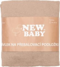 NEW BABY Návlek na přebalovací podložku New Baby 50x70 béžový