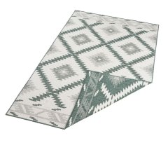 NORTHRUGS Kusový koberec Twin Supreme 103431 Malibu green creme – na ven i na doma 120x170