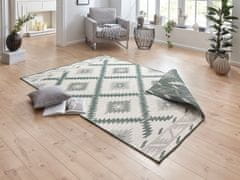 NORTHRUGS Kusový koberec Twin Supreme 103431 Malibu green creme – na ven i na doma 80x250