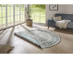 NORTHRUGS AKCE: 140x140 (průměr) kruh cm Kusový koberec Twin Supreme 104167 Green/Cream – na ven i na doma 140x140 (průměr) kruh