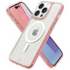 Spigen Cyrill Shine MagSafe silikonové pouzdro na iPhone 14 Pro 6.1" Glitter rose