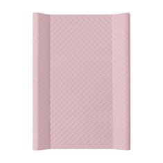 Ceba Baby CEBA Podložka přebalovací 2-hranná s pevnou deskou (50x70) Comfort Caro Pink