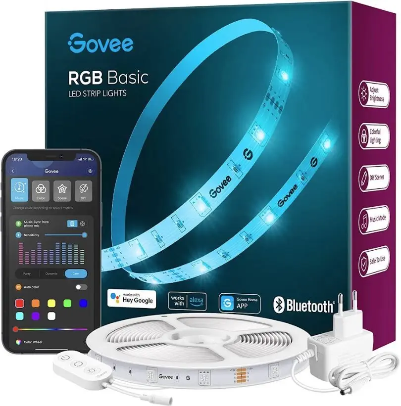 Govee WiFi RGB Smart LED pásek 5m