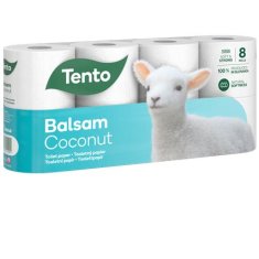 Tento Toaletní papír "Balsam Coconut", 8 rolí, 3-vrstvý, 229389