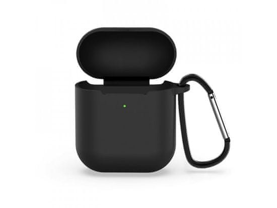 Bomba Silikonové pouzdro pro Apple AirPods 1/2 s karabinkou CASE_FOR_AIRPODS_WITH_CARABINER_