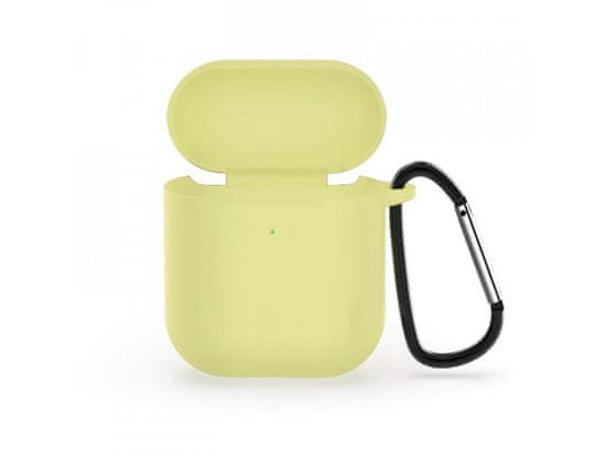 Bomba Silikonové pouzdro pro Apple AirPods 1/2 s karabinkou CASE_FOR_AIRPODS_WITH_CARABINER_