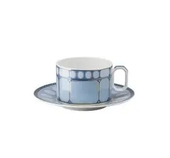 Rosenthal ROSENTHAL SWAROVSKI SIGNUM AZURE Šálek a podšálek na čaj