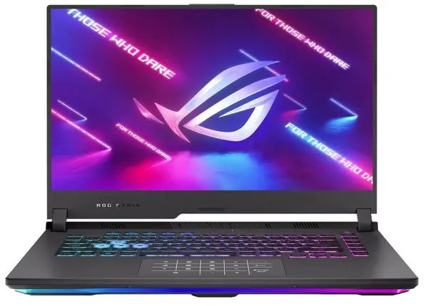 Herní notebook Asus ROG Strix G15 15,6 palců Full HD IPS displej AMD Ryzen 7 NVIDIA GeForce RTX 3060 WiFi ax 512 GB SSD 16 GB RAM DDR4 zvuk Dolby Atmos potlačení hluku AI ROG RangeBoost RGB podsvícená klávesnice