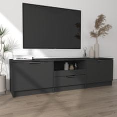 Vidaxl TV skříňka černá 140 x 35 x 40 cm kompozitní dřevo