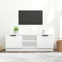 Vidaxl TV skříňka bílá 102 x 35 x 36,5 cm kompozitní dřevo