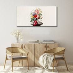 COLORAY.CZ Obraz na plátně Váza květiny rostlin 120x60 cm