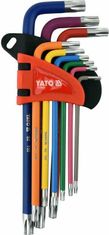 YATO Klíče na trubky Torx 9St. T10-T50 05633