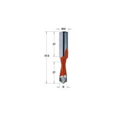 CMT Cmt Vrták Np Hw D=8 I=27 L=57,5 S=10X2