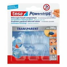 Tesa Deco Hook Transparent 5 ks.