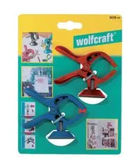 WolfCraft Microfix Pružinová svorka 30 mm s přísavkou 2 ks.