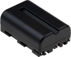 Baterie T6 Power pro digitální fotoaparát Sony NP-FM55H, Li-Ion, 7,2 V, 1600 mAh (11,5 Wh), černá