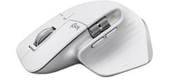 Logitech MX Master 3S, tichá, bezdrátová, bílá (910-006560)