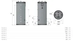 ACV Zásobník kombinovaný nerezový ACV SMART E PLUS 240 litrů