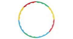 LiveUp Multipack 2ks Kruh hula hoop rozkládací 8 částí, 90 cm