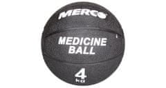 Merco Black gumový medicinální míč, 4 kg