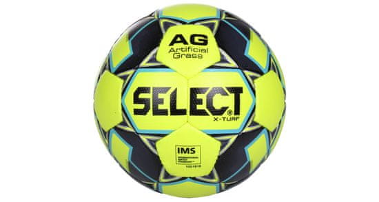SELECT FB X-Turf fotbalový míč žlutá-šedá, č. 5