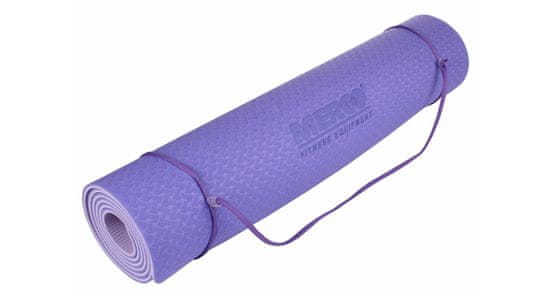 Merco Yoga TPE 6 Double Mat podložka na cvičení fialová-fialová