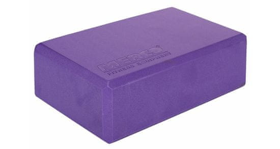 Merco Yoga Block kostka na jógu fialová, 7,5 cm