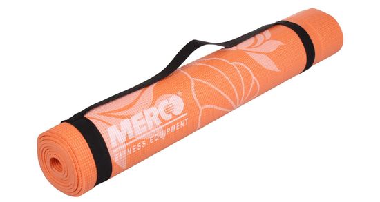 Merco Print PVC 4 Mat podložka na cvičení oranžová