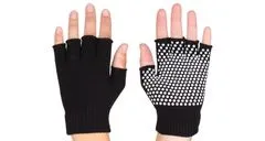 Merco Grippy G1 rukavice na jógu, bezprsté černá