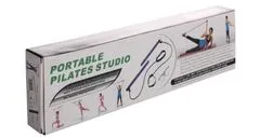 Merco Pilates Sticks posilovací tyč s gumou fialová