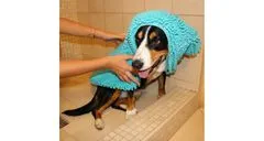 Merco Dry Large ručník pro psa modrá