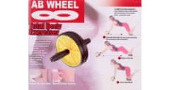 Merco AB Double Wheel posilovací kolečko žlutá, 1 ks