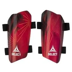 SELECT Chrániče holeně Shin guards Standard červená, Chrániče holeně Shin guards Standard červená | 923_RED | L