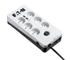 Eaton Protection Box 6 USB FR, přepěťová ochrana, 6 výstupů, zatížení 10A, 2x USB port