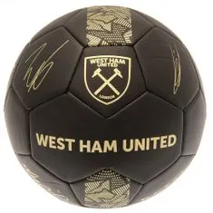 FotbalFans Fotbalový míč West Ham United FC Gold vel.5