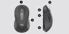 Logitech M650, graphite (910-006253)