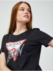 Guess Černé dámské tričko Guess XS